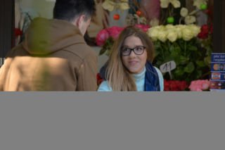 Pierwsza miłość. Mikser (Błażej Michalski), Dorota Marska (Magdalena Wróbel)