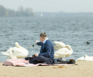 Jezioro łabędzie Karskiego 