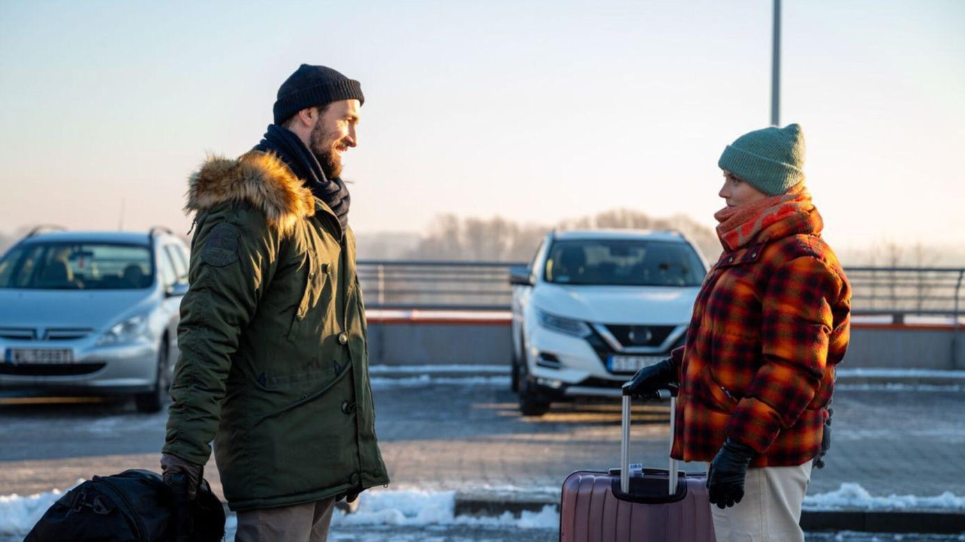 Barwy szczęścia  odc. 3022. Renata (Anna Mrozowska), Marcin Kodur (Oskar Stoczyński)
