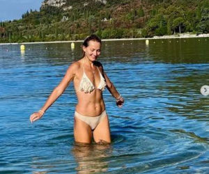 Joanna Moro na wakacjach