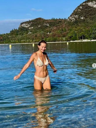 Joanna Moro na wakacjach