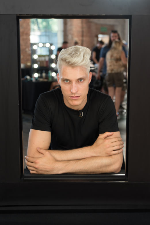 Piotr Muszyński w "Top Model"
