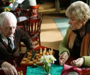 M jak miłość. Barbara (Teresa Lipowska) , Lucjan (Witold Pyrkosz) Mostowiakowie