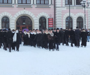 Polonez na rynku w Żywcu