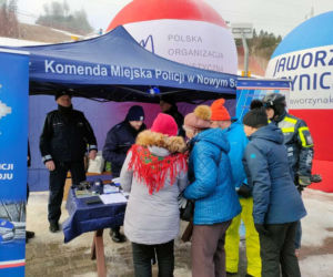 Policja na nartach pilnuje porządku w ośrodku PKL Jaworzyna Krynicka