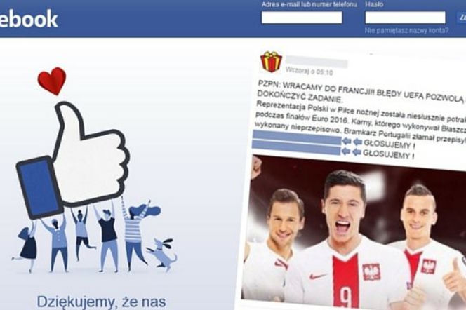 'Wracamy do Francji', czyli kolejne oszustwo na Facebooku