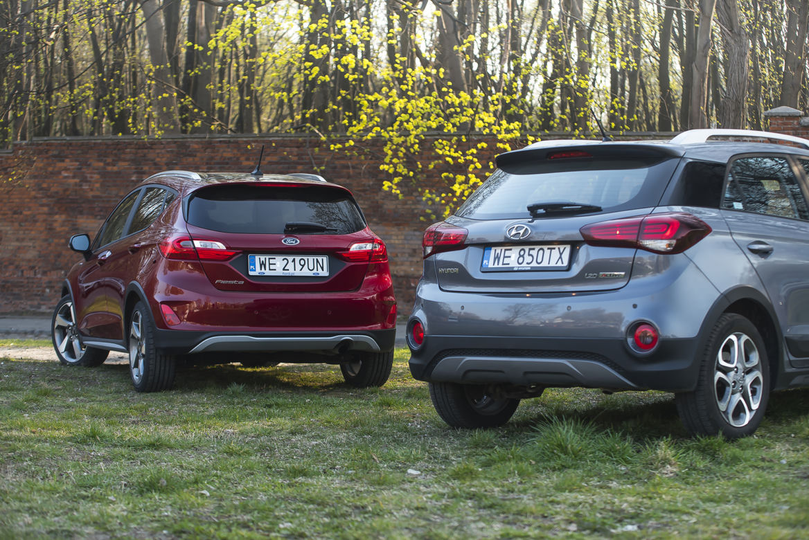 Hyundai i20 Active 1.0 T-GDI 100 KM vs. Ford Fiesta Active 1.5 EcoBlue 120 KM