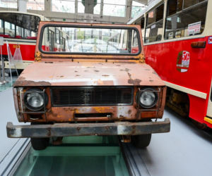 Prototyp terenowego Poloneza w Muzeum Techniki i Komunikacji w Szczecinie
