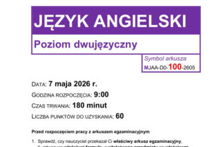 Matura angielski dwujęzyczny 2026: ODPOWIEDZI do wszystkich zadań, gotowe rozwiązania arkusza CKE 7.05.2026