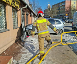 Wypadek na ulicy Radomskiej w Starachowicach