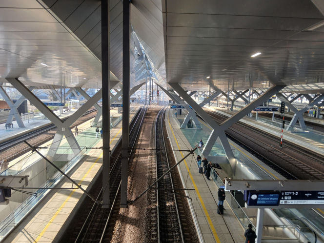 Dworzec kolejowy Warszawa Zachodnia po otwarciu