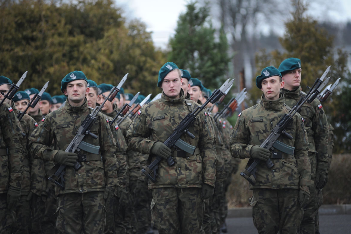 Ochotnicy złożyli przysięgę wojskową