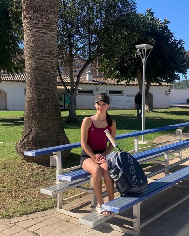 Oliwia Sybicka, 16-letnia stypendystka Igi Świątek