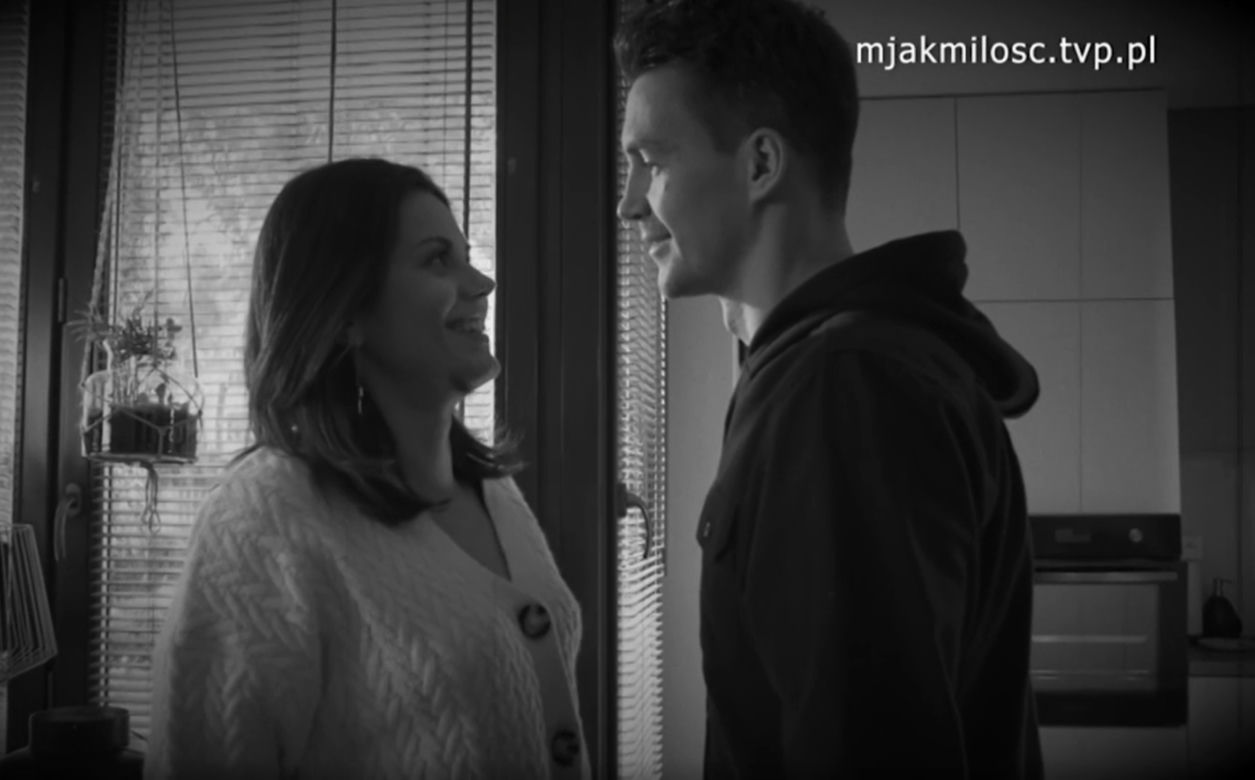 M jak miłość. Jakub Karski (Krzysztof Kwiatkowski), Kasia (Paulina Lasota)