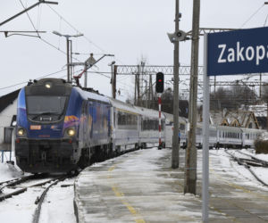 Gwiazdy TVP przyjechały pociągiem do Zakopanego