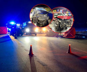 Tragiczny bilans wypadku w Chabielicach. Dwie osoby nie żyją, jedna w szpitalu