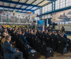uroczyste palenie blach pod budowę trzeciej fregaty wielozadaniowej typu Miecznik