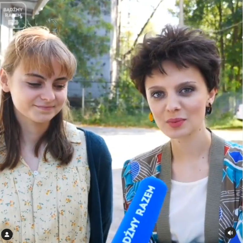 Stulecie Winnych 4 sezon. Małgosia (Zofia Stafiej), Kasia Winna (Weronika Humaj)