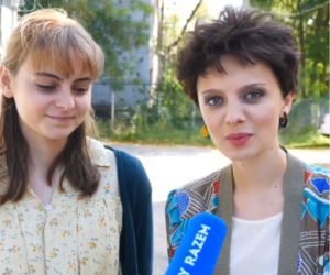 Stulecie Winnych 4 sezon. Małgosia (Zofia Stafiej), Kasia Winna (Weronika Humaj)