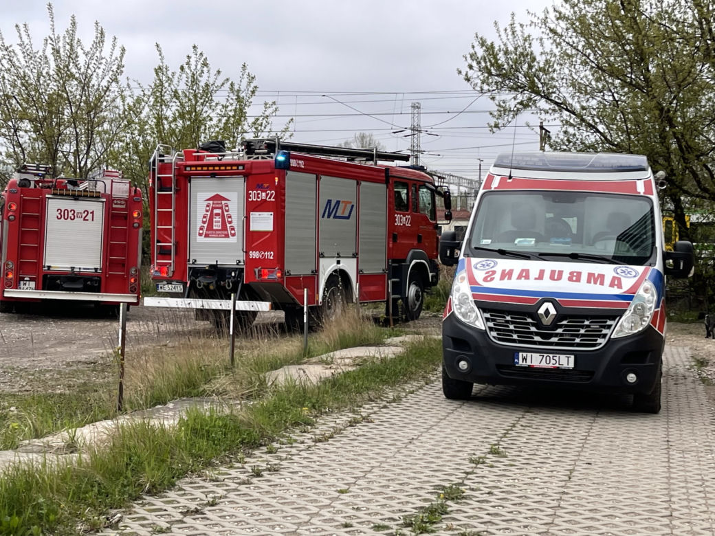 Potrącenie przez pociąg na dworcu zachodnim. Na miejscu śmigłowiec LPR. Trwa akcja ratunkowa