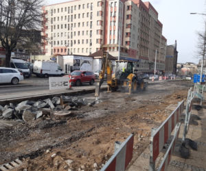 Przebudowa torowisk w Szczecinie