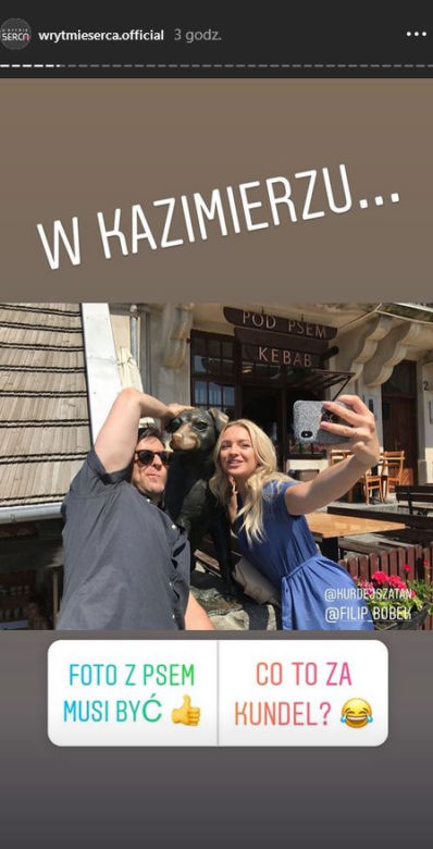 W rytmie serca 5 sezon. Maria (Barbara Kurdej-Szatan), Piotr (Filip Bobek)