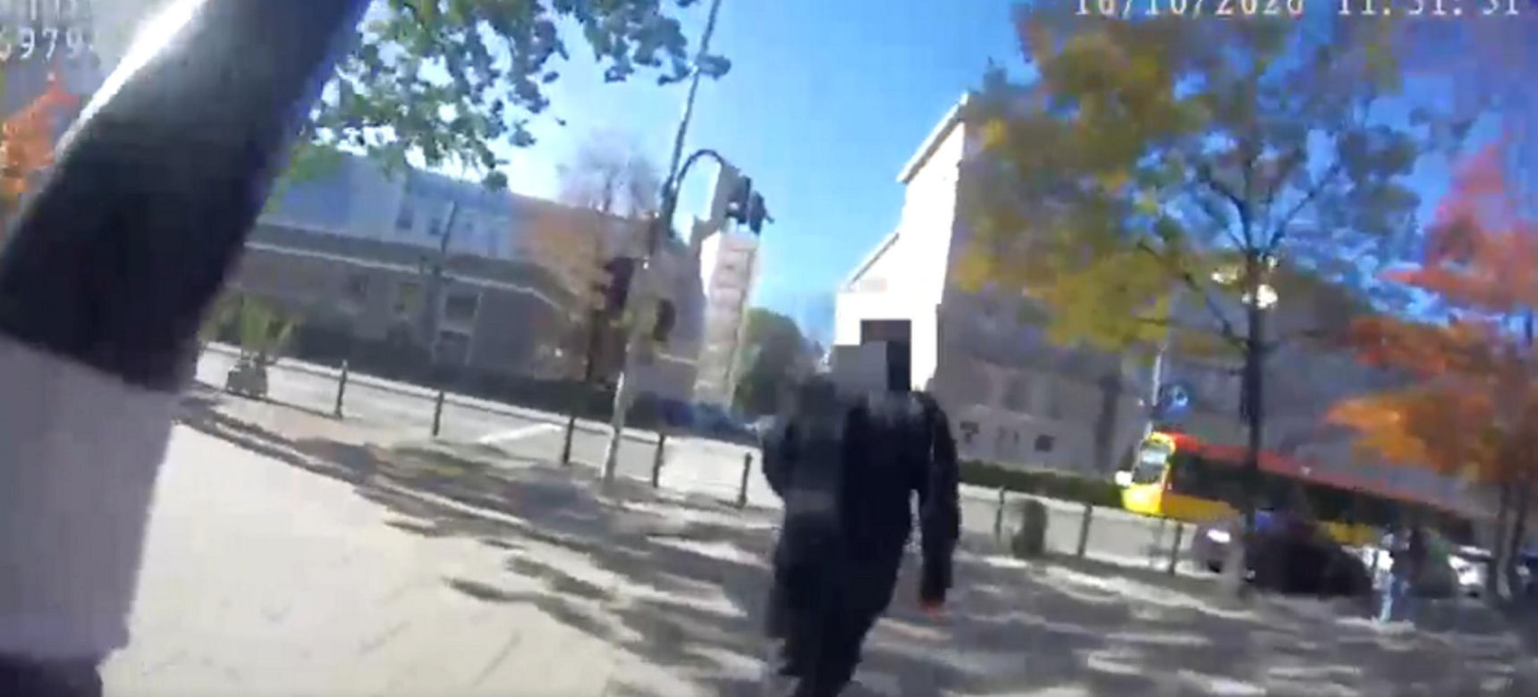 Policja pokazała nagranie z zatrzymania na Marszałkowskiej