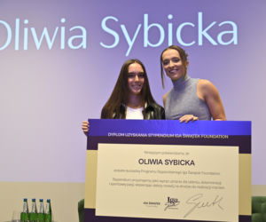 Iga Świątek rozdała stypendia