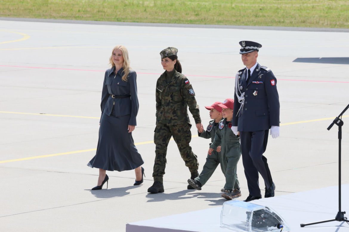 Żona Kosiniaka-Kamysza została matką chrzestną F-35