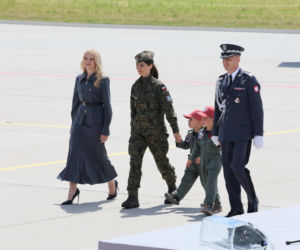 Żona Kosiniaka-Kamysza została matką chrzestną F-35