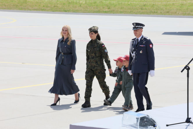 Żona Kosiniaka-Kamysza została matką chrzestną F-35