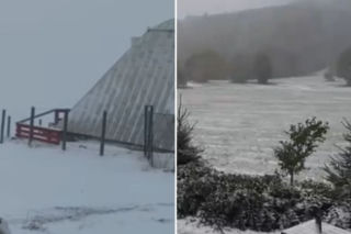 Atak zimy! Spadło 10 centymetrów śniegu! Mieszkańcy wyciągnęli łopaty