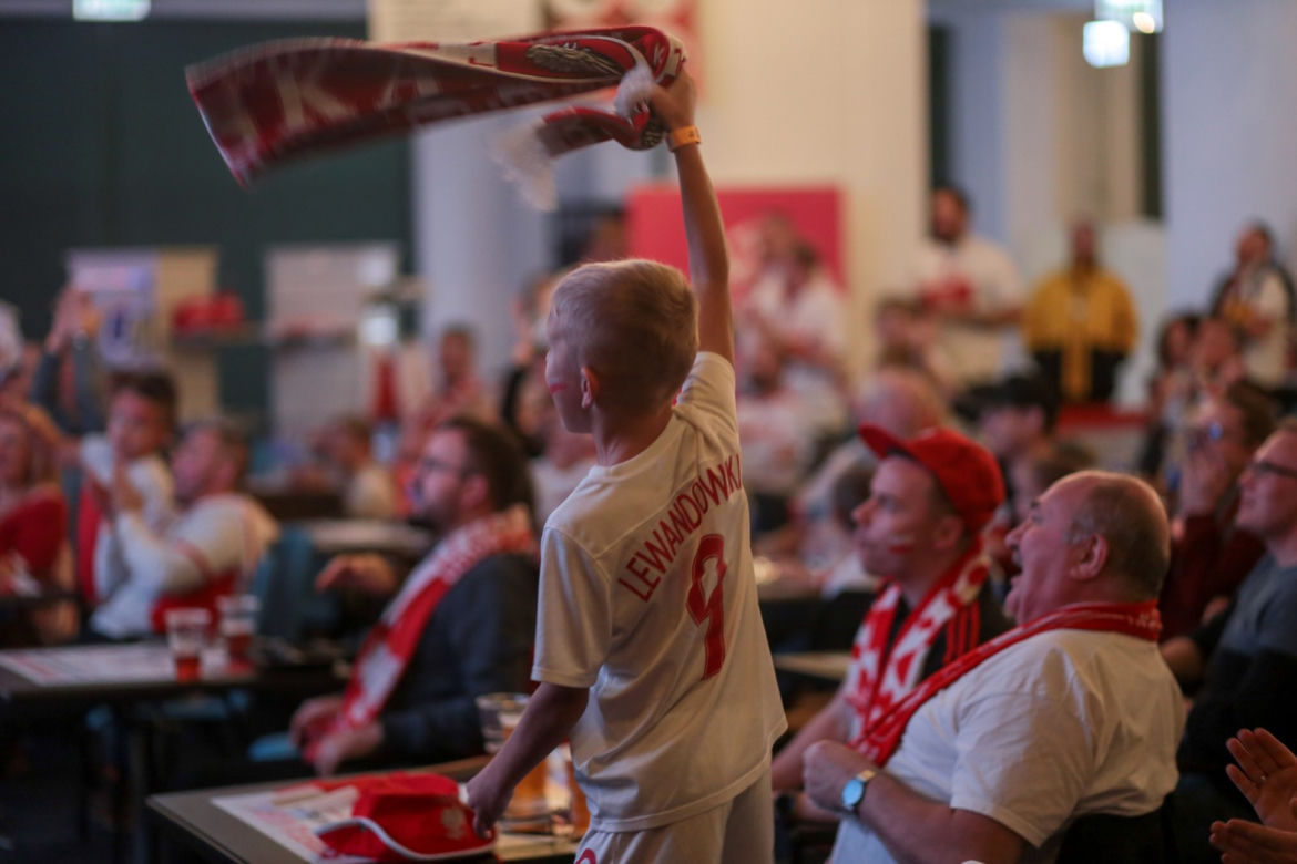 Polska - Arabia Saudyjska w strefie kibica na Stadionie Śląskim