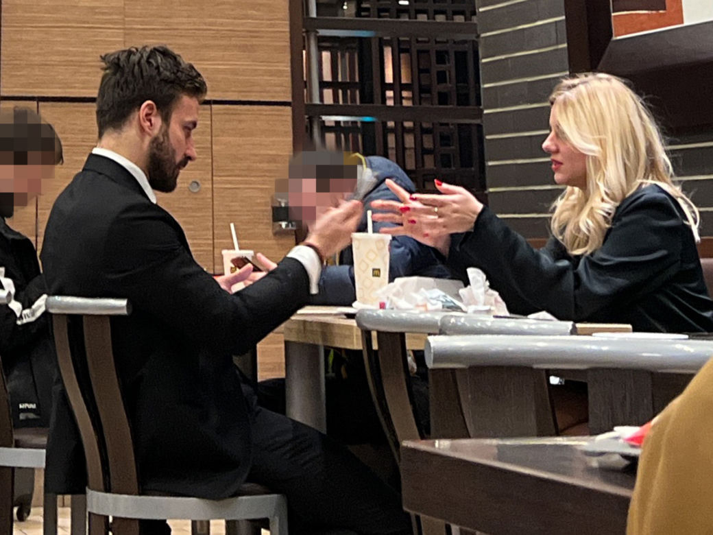 Stamowski zakochany z partnerką McDonald's