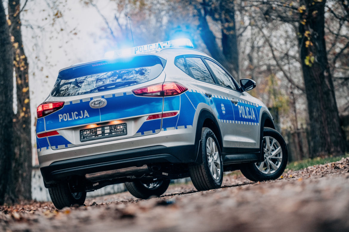 Policyjny Hyundai Tucson 1.6 T-GDI 177 KM 6MT AWD