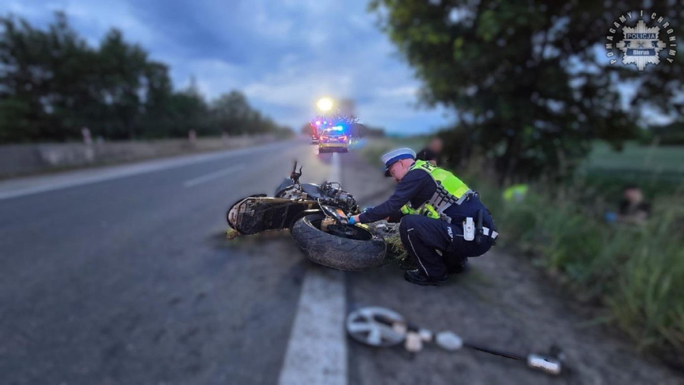 Tragiczny wypadek w Bieruniu. Nie żyje 32-letni motocyklista