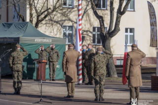 Zmiana dowódcy w 42 Batalionie Lekkiej Piechoty w Morągu