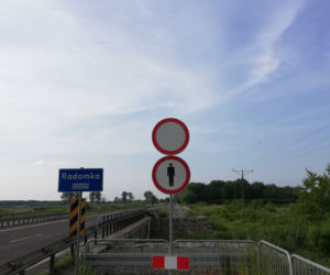Kładka wzdłuż ciągu pieszo-rowerowego Jedlińsk-Wsola