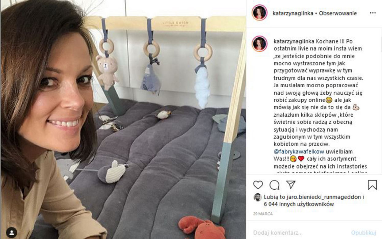 Katarzyna Glinka boi się porodu w szpitalu