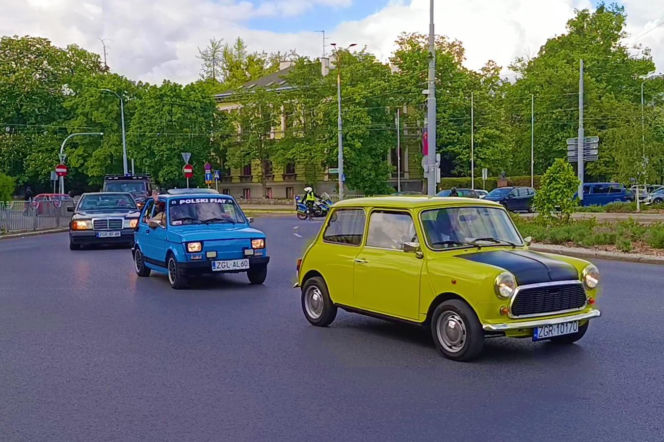 Parada zabytkowych pojazdów w Szczecinie