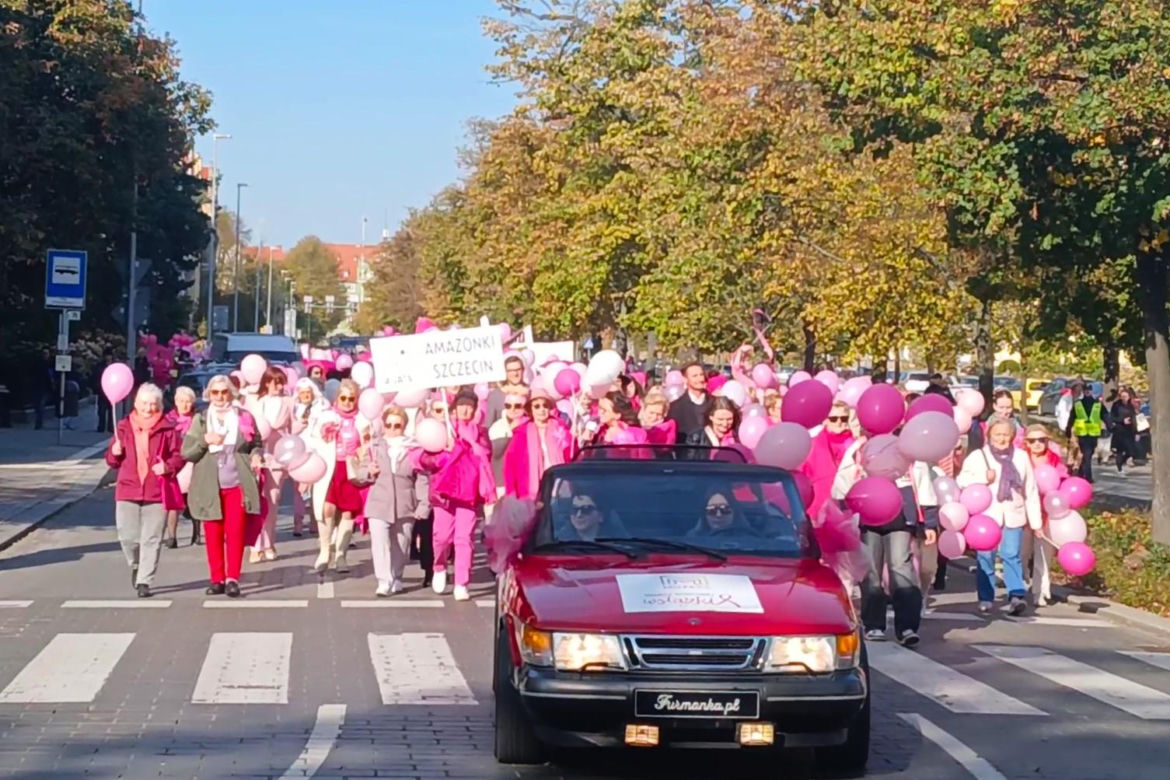 Marsz Różowej Wstążki w Szczecinie
