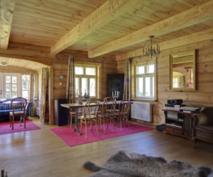 Drewniany dom na Podlasiu