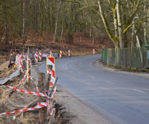 Budowa węzła Głębokie - marzec 2021