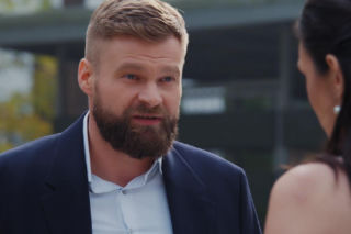 M jak miłość odc. 1911. Michał Winiar (Tomasz Rożniatowski), Ewelina (Anna Jarosik)