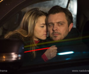 Na dobre i na złe odc. 590. Hana Goldberg (Kamilla Baar), Piotr Gawryło (Marek Bukowski)