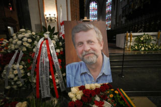 Alaksandr Milinkiewicz spoczął na warszawskich Powązkach
