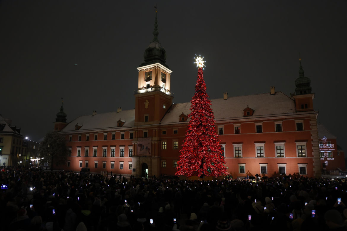 Zapalenie choinki 2023 Warszawa 