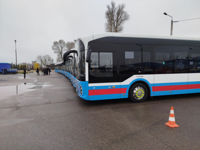 Nowe chińskie autobusy elektryczne marki Yutong w Siedlcach
