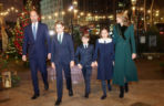 Kate i William z dziećmi na świątecznym koncercie