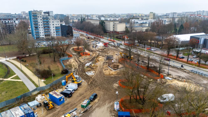 Tramwaj do Dworca Zachodniego w Warszawie - grudzień 2025